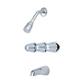 Olympia Faucets Three Handle Tub/Shower Set, IPS, Wallmount, Polished Chrome, Weight: 5.5 P-3210